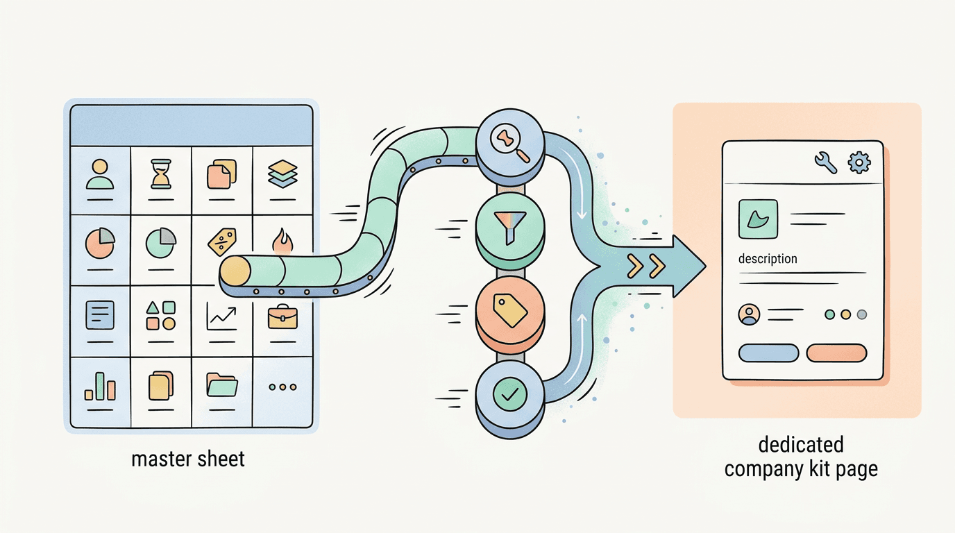 Fast transition from discovery to practice feature visual